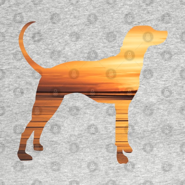 Vizsla Sunset by Rumble Dog Tees